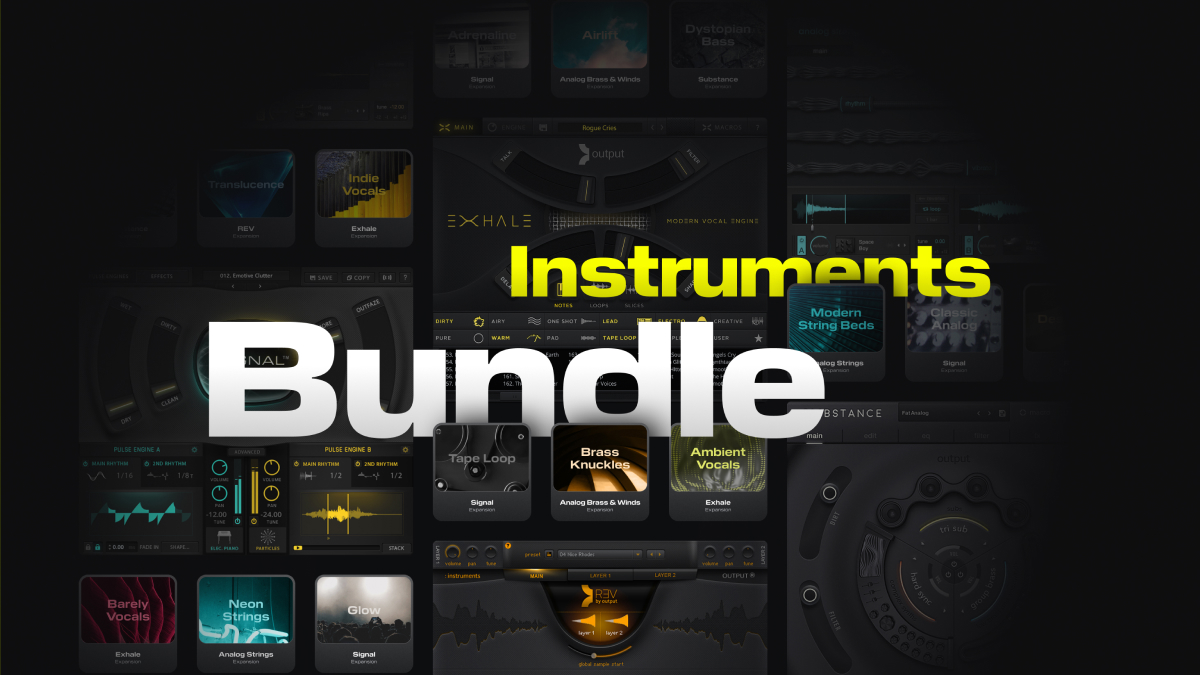 Output Instruments Bundle の製品画像(Output公式素材)